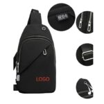 Multi Pocket Crossbody Chest Bag - Image 8