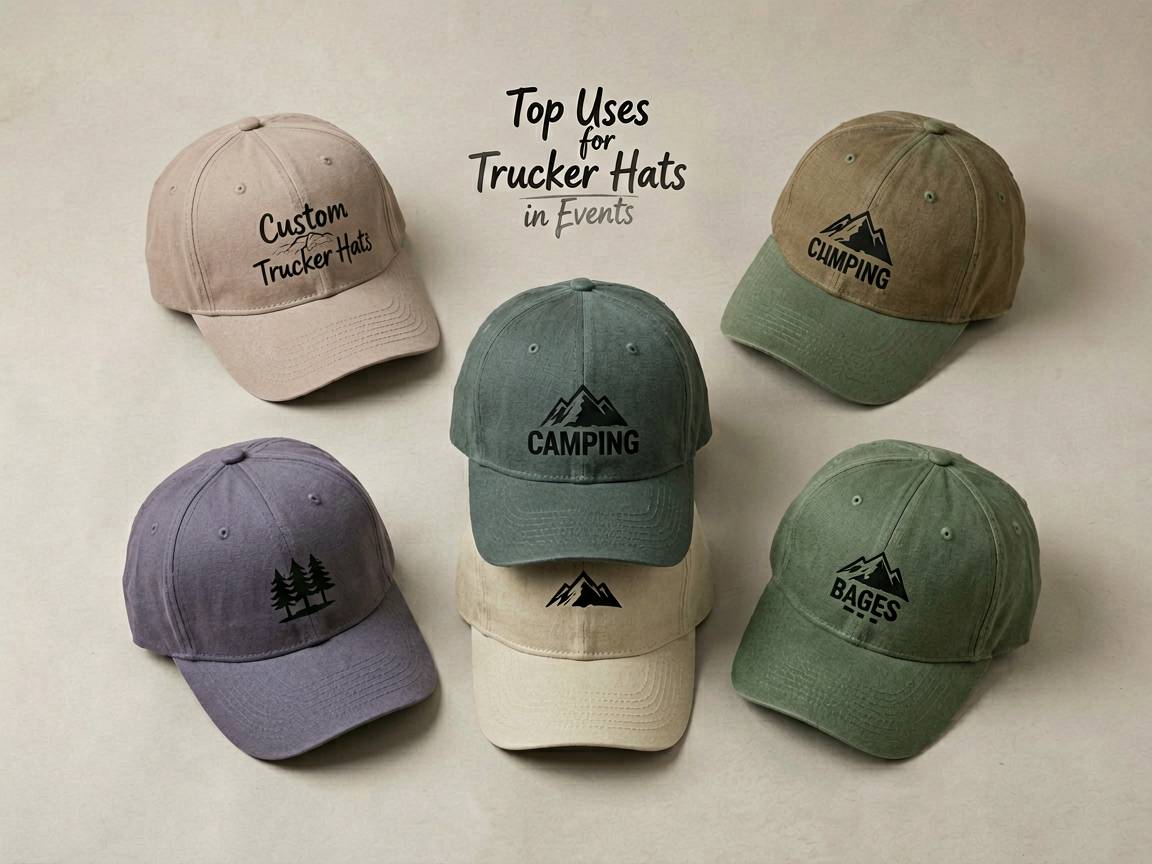 Top Uses for Custom Trucker Hats in Outdoor Events