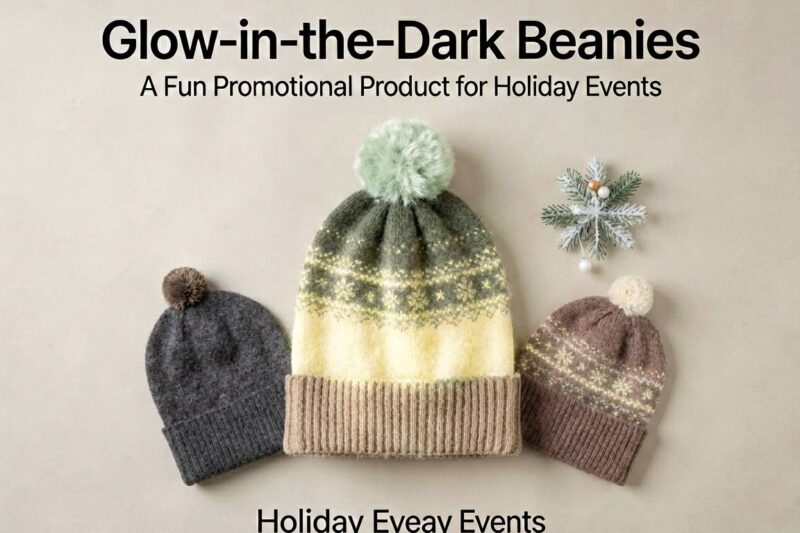 Glow-in-the-Dark Beanies: A Fun Promotional Product for Holiday Events
