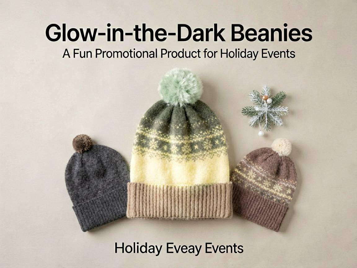 Glow-in-the-Dark Beanies: A Fun Promotional Product for Holiday Events