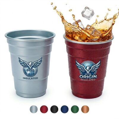 Outdoor Camping Cold Color Changing Aluminum Stadium Cup - Image 2