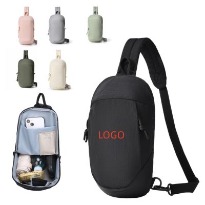 Multi Pocket Crossbody Chest Bag - Image 1